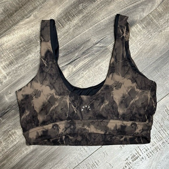 Varley Women's Medium Marble Tie Dye Sports Bra Yoga Gym Activewear - Picture 2 of 5